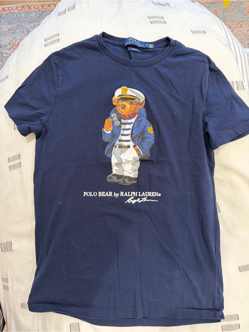 Polo by Ralph Lauren Navy Polo Bear Graphic Tee